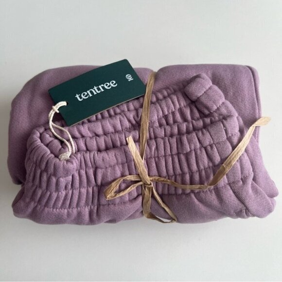 TenTree Recycled Cotton Eco-Friendly Jogger - Lilac Chalk. Size: S. NWT. (1407) - Picture 2 of 10